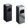 Cendrier poubelle - Corbeille 17L & Cendrier 2L - 620x250mm
