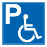 Panneau Parking PMR 500x500 mm en Aludibond Extérieur