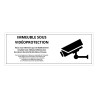 Panneau de protection - Immeuble sous Vidéoprotection - ISO 7010