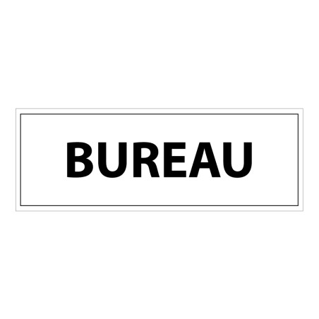 Signalétique d'information - Pictogramme Bureau - 210 x 75 mm