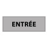 Panneau - Info Entrée 210x75 mm - PVC/Vinyle autocollant