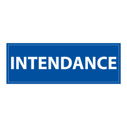 Panneau information - Pictogramme Intendance - 210 x 75mm