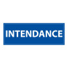 Panneau information - Pictogramme Intendance - 210 x 75mm