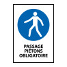 Signalétique - Passage piétons obligatoire - M024 - ISO 7010