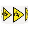 Rouleau pictos - Danger Trébuchement - W007 - ISO 7010 - 250 ex