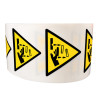 Rouleau de Pictos de Danger - Substance corrosive - W023