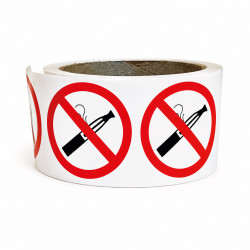 Rouleau de pictos - Interdiction de vapoter - P002 - ISO 7010