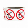 Rouleau de pictos - Interdiction fumer vapoter - P002 - ISO 7010