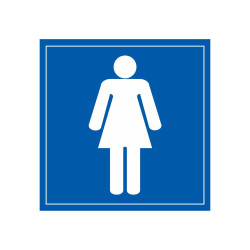 Panneau WC Femmes Vinyle ou PVC