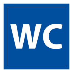 Panneau d'information WC - signalétique toilettes