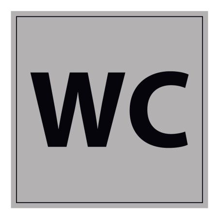 Panneau d'information WC - signalétique toilettes
