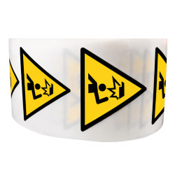 Rouleau de Pictos de Danger - Obstacle en hauteur - W020
