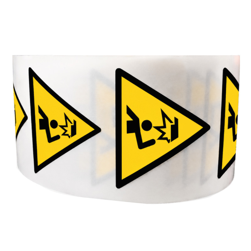 Rouleau de Pictos de Danger - Obstacle en hauteur - W020