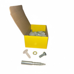 Kit 16 fixations pour ralentisseur franchisseur de Portail - M8