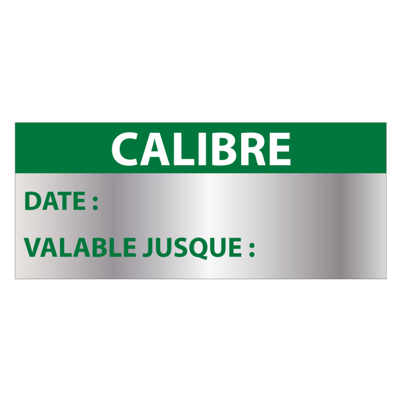 Étiquettes remplissables - Calibre - 38x16 mm - 350 ex