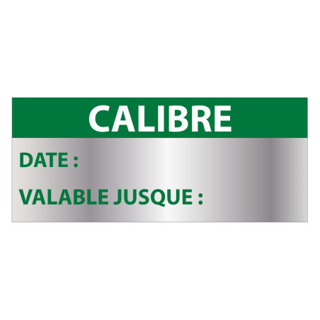 Étiquettes remplissables - Calibre - 38x16 mm - 350 ex