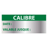 Étiquettes remplissables - Calibre - 38x16 mm - 350 ex