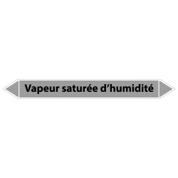 Marqueur tuyauterie Vapeur humide – Vinyle NF X 08-105