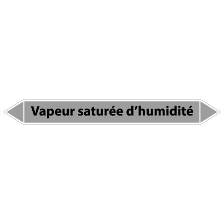 Marqueur tuyauterie Vapeur humide – Vinyle NF X 08-105