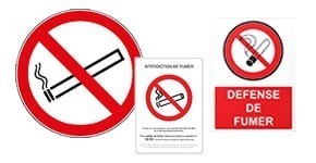 Signalisation Zone Non fumeur
