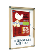 Vitrines d'affichage extérieures
